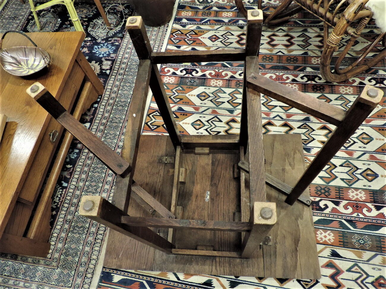 Oak gate leg table Herbert E. Gibbs