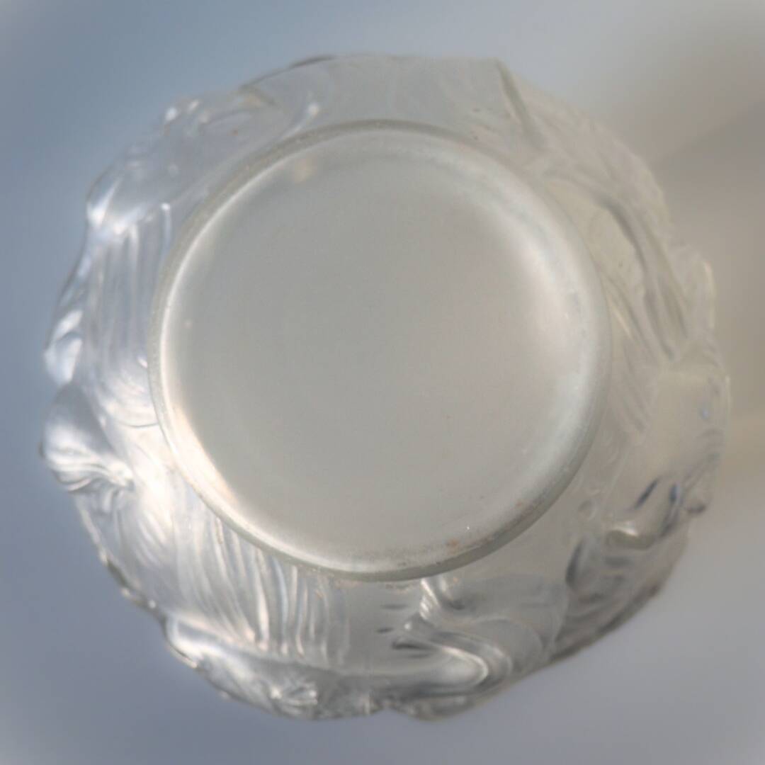 Vase en verre de Bohême Art Déco des années 1930 par Josef Ingwald