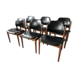 Set of 6 chairs model 462 by Arne Vodder Denmark 1961