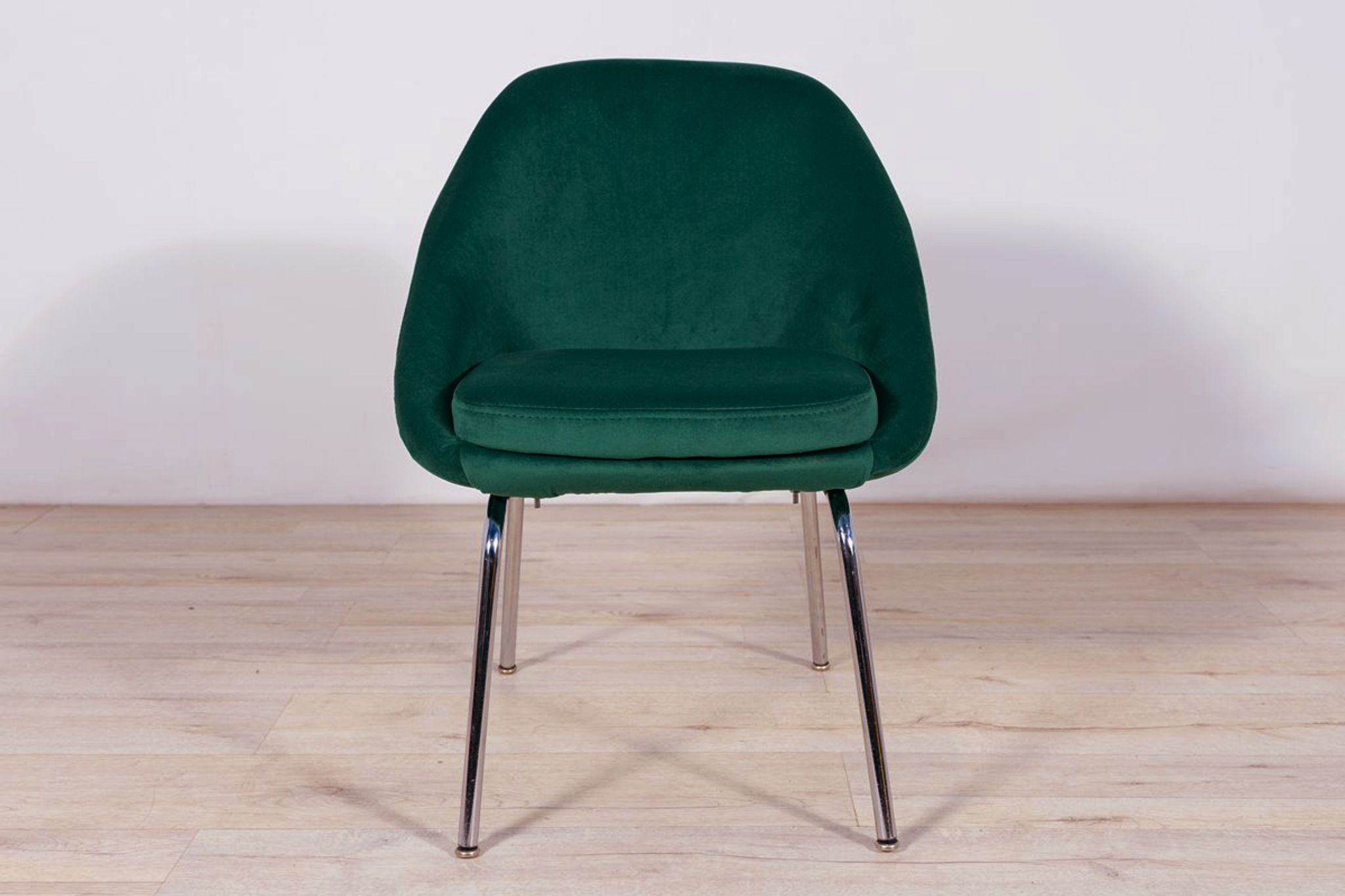 Fauteuil chrome et tissu , années 1960