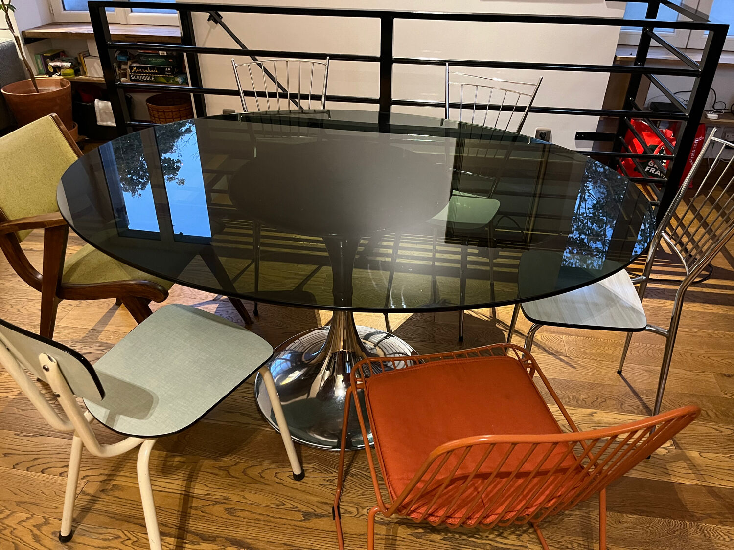 Tulip table by Gastone Rinaldi - 1970s