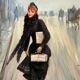Painting signed "Parisienne".