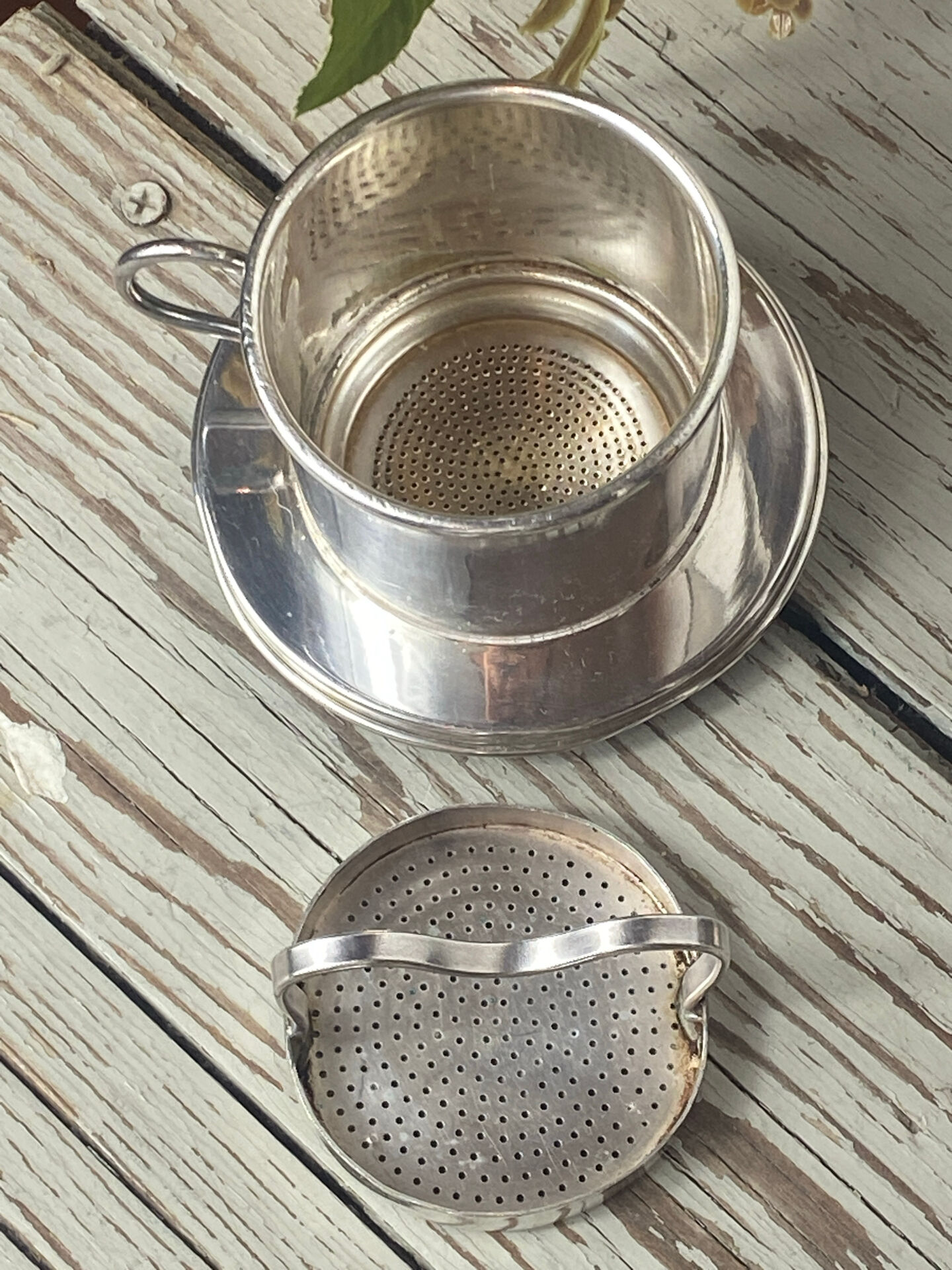 Silver-plated teapots