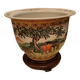 Hidden Chinese porcelain pot. Rose Family.