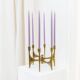 Doré Bronze Six-Arm Candleholder by Michael Harjes, Made in Germany, 1960s Mid-Century Modern