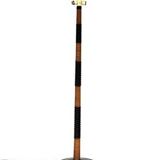 1920 Rationalist Rope wood Italian design Floor Lamp