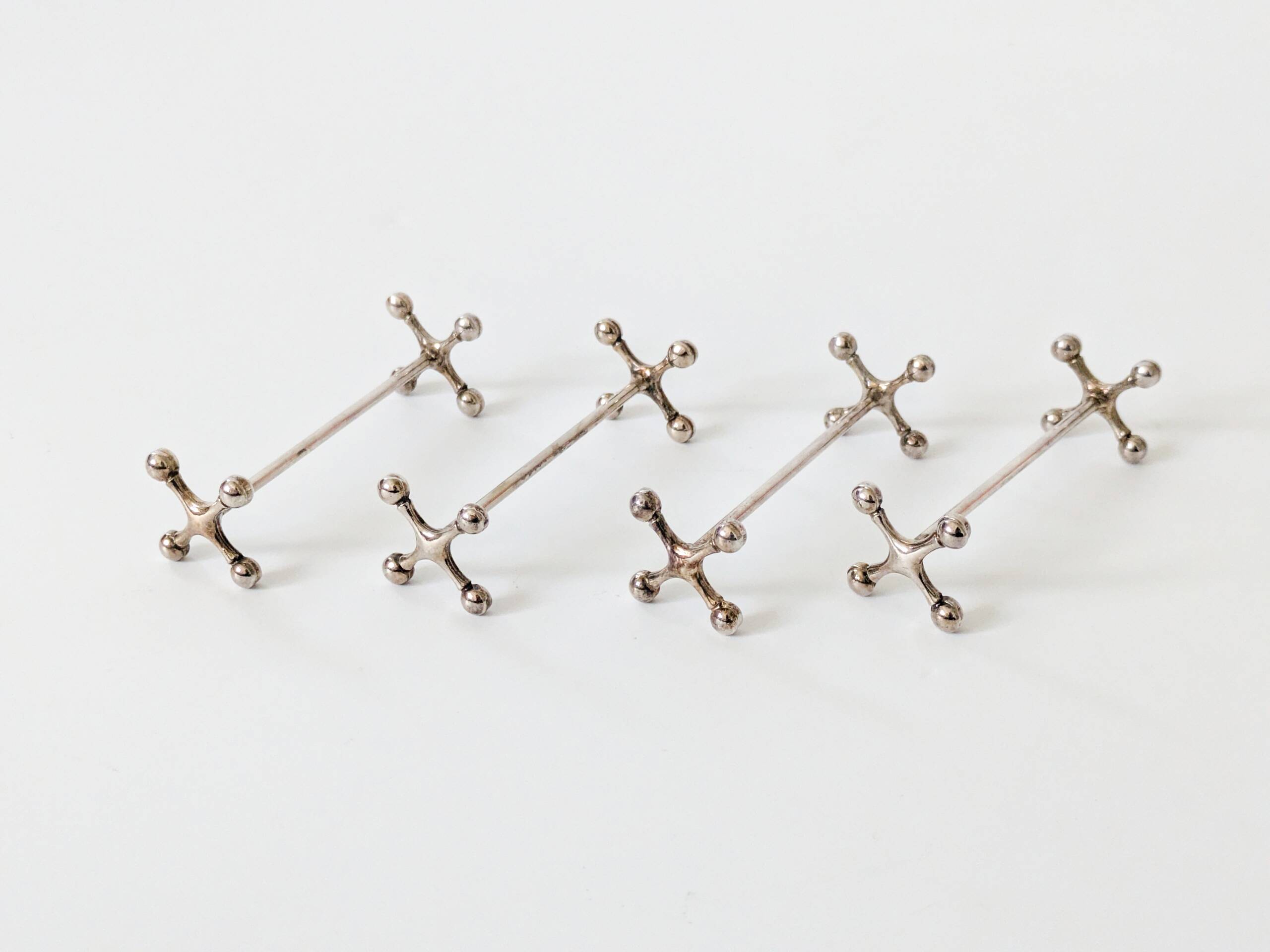Set of 4 WMF Silver-Plated Knife Rests Germany 1970s