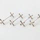 Set of 4 WMF Silver-Plated Knife Rests Germany 1970s
