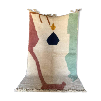 Handmade traditional Berber rug size 2/3 m