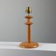 Postmodern vintage pine wood table lamp from the 1980s.