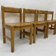 Set of 4 Rainer Daumiller dining chairs, 1970s