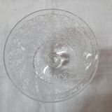 Baccarat crystal champagne glass, Rohan model, 1920