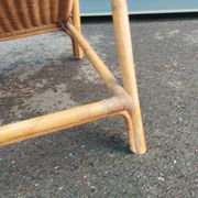 Vintage rattan coffee table