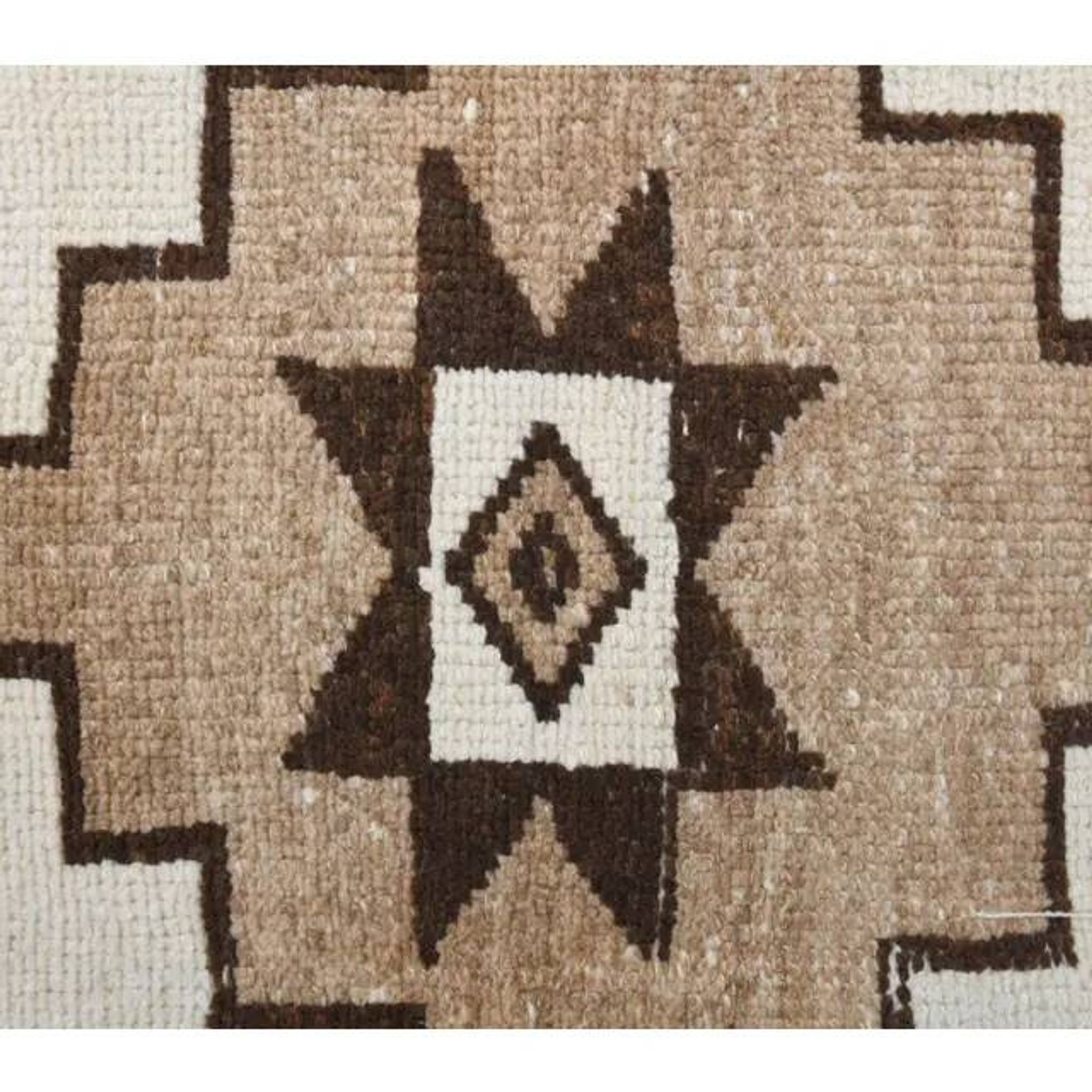 1970s Vintage Turkish Hand-Knotted Wool Cotton Beige Runner Rug 85x310