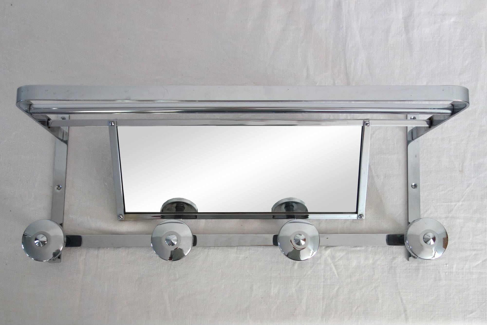 Coat rack hat rack mirror Art Deco