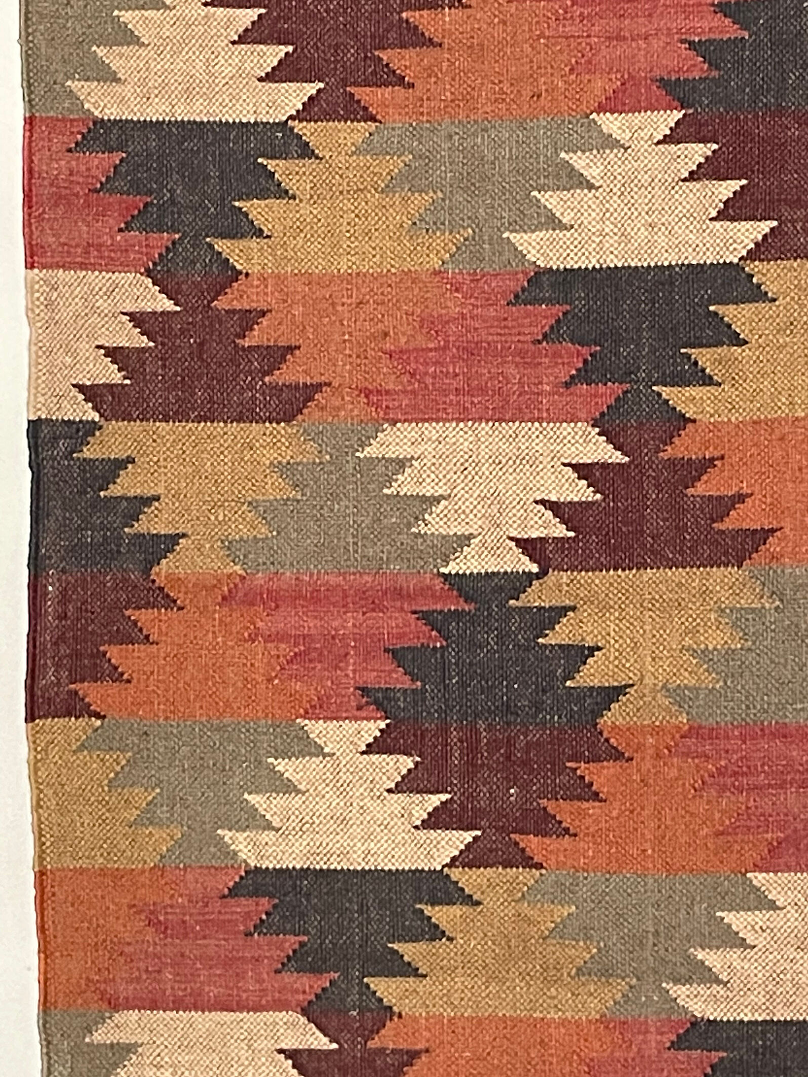 2.5 x 4 jute handwoven kilim runner carpet, rug, 75 x 120 cm