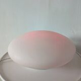 White opaline pebble lamp dlg Joseph André Motte