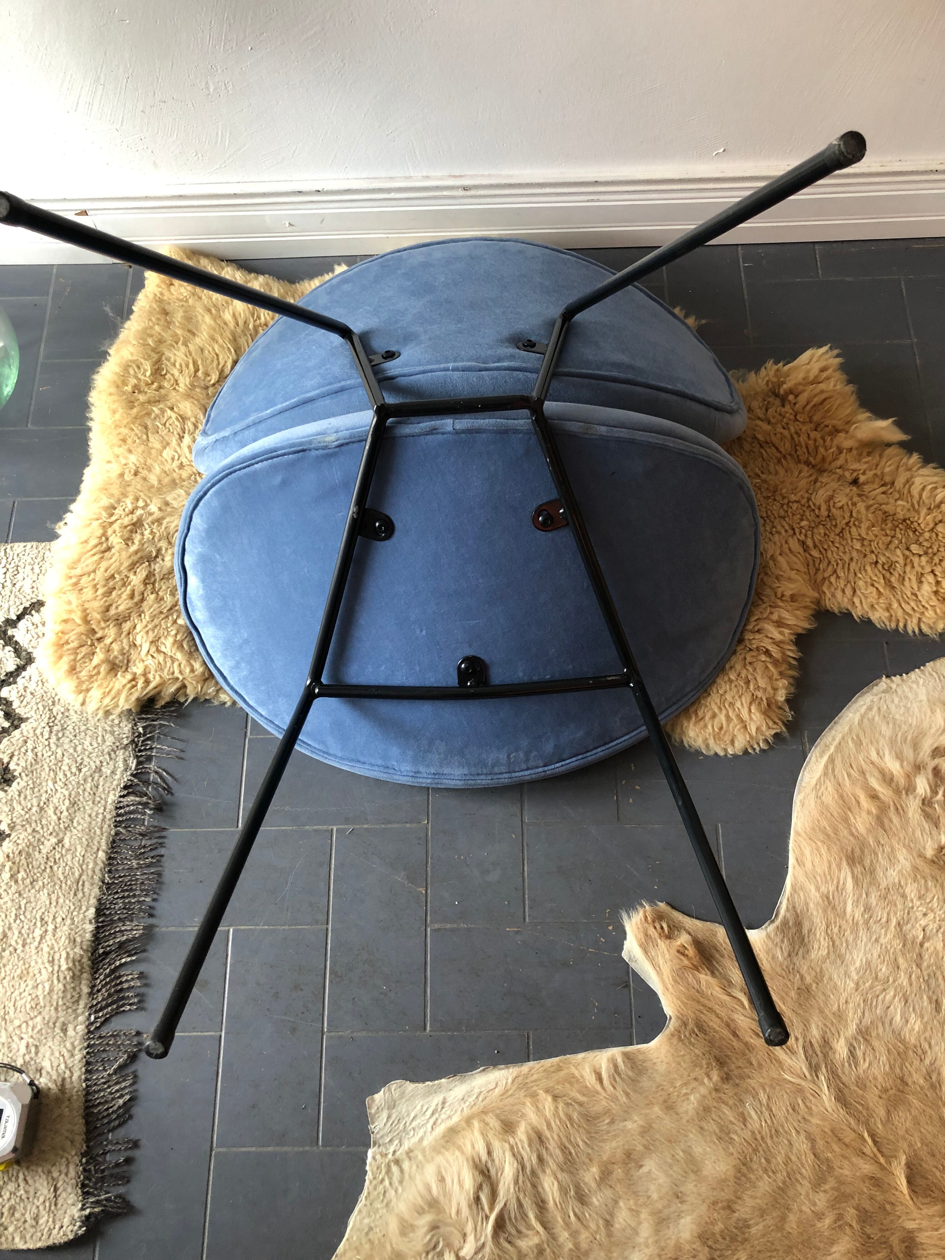 Vintage blue armchair