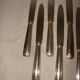 12 stainless steel table knives M.A. from the early 20th century.