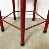 Vintage Industrial School Stool, 1970s