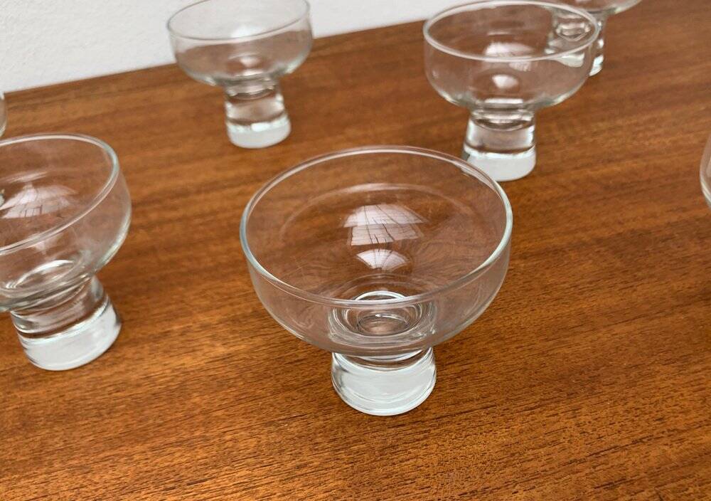 Danish glass candle holder replacement, 1960s