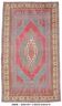 5x8 Red & Blue Oriental Tribal Turkish Rug, 144x245Cm