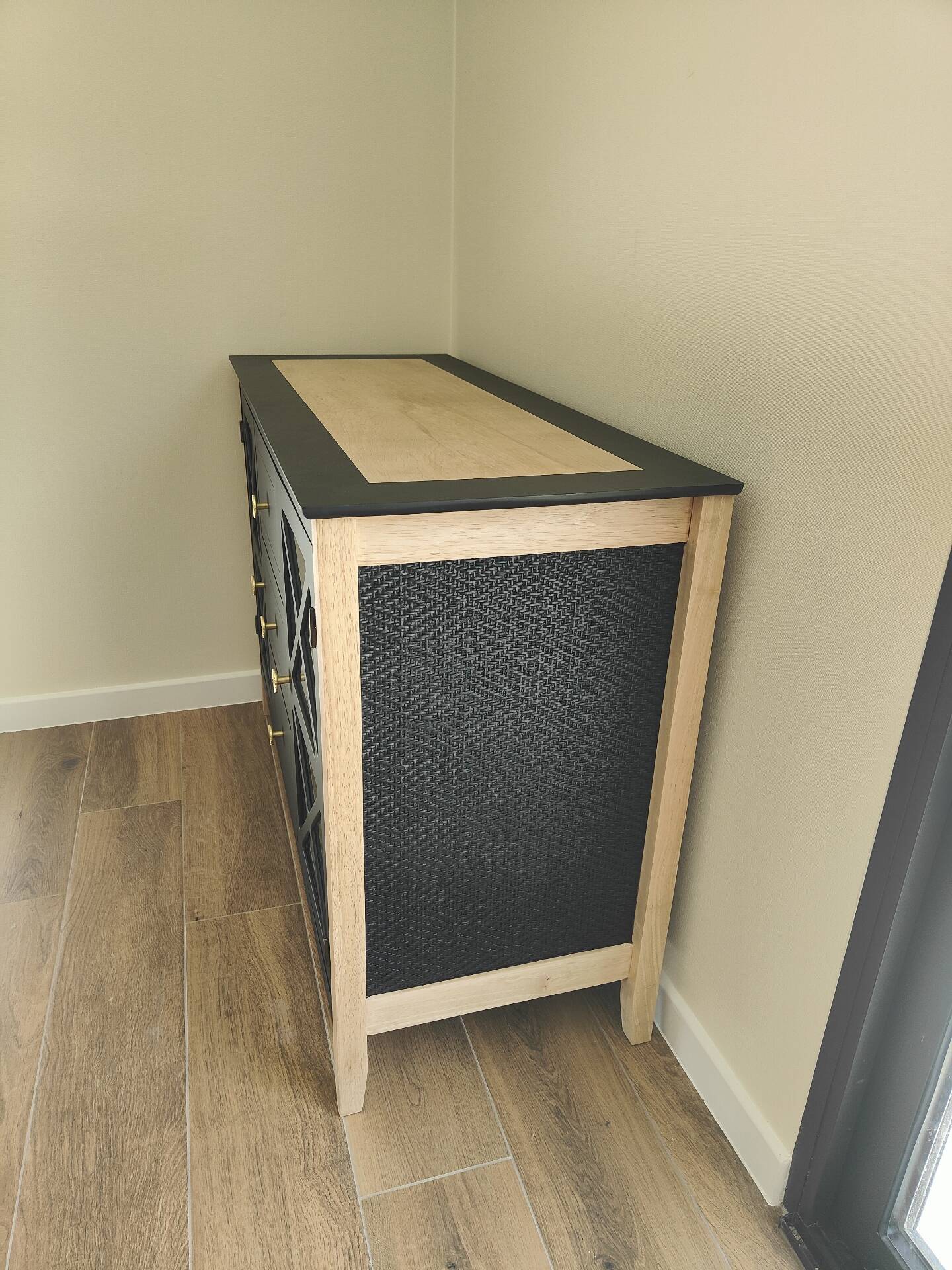 Matte black furniture