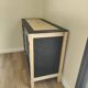 Matte black furniture