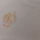 Set of 8 old dessert plates in French earthenware Moulin des Loups from the 50s