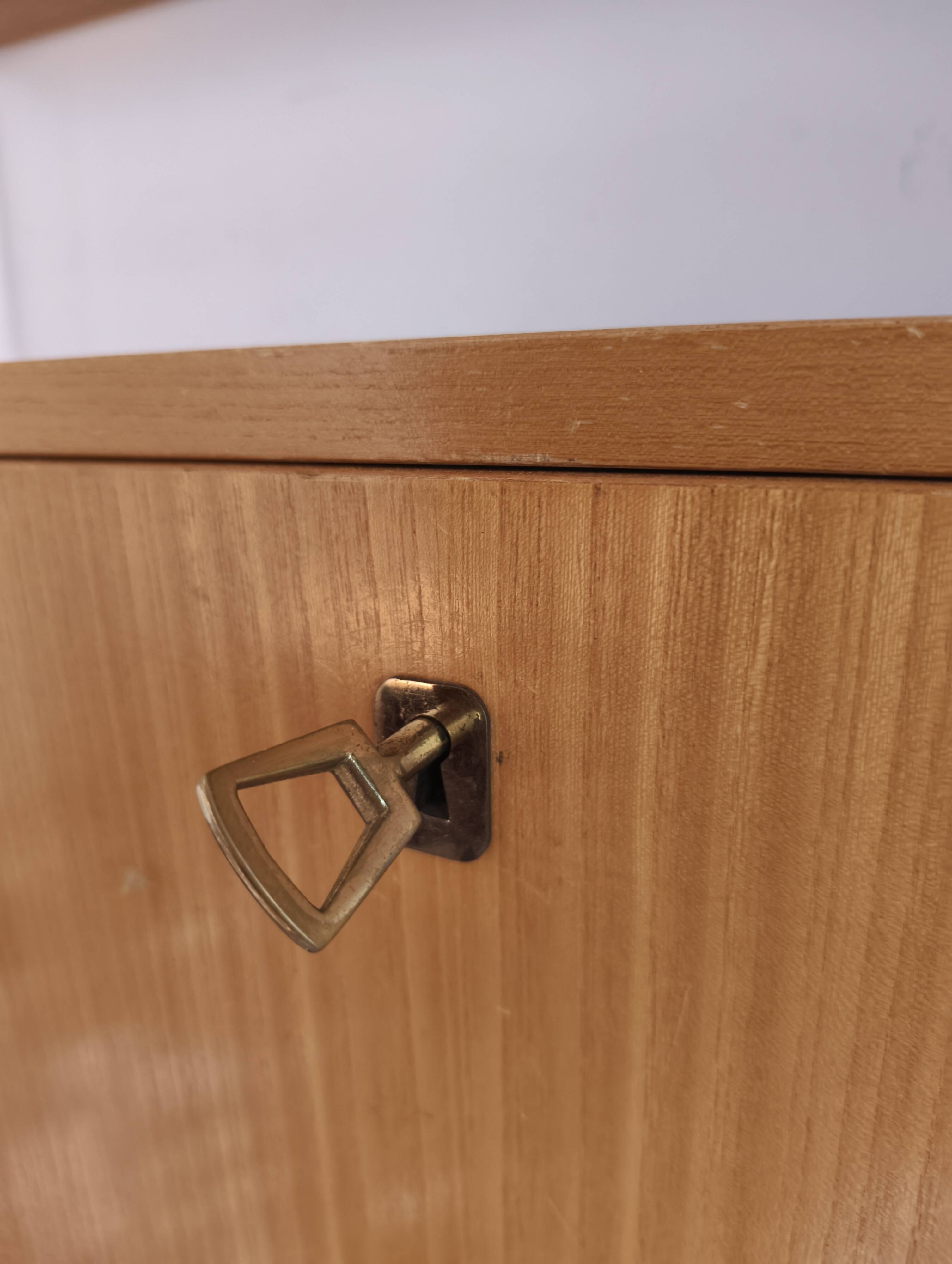 wall shelf unit secretary desk by Ernst Dieter Hilker for Omnia, 60s