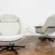 Chaises pivotantes vintage grandes "b7041" de zpm radomsko, pologne, 1970