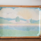 Fiberglass and rattan top