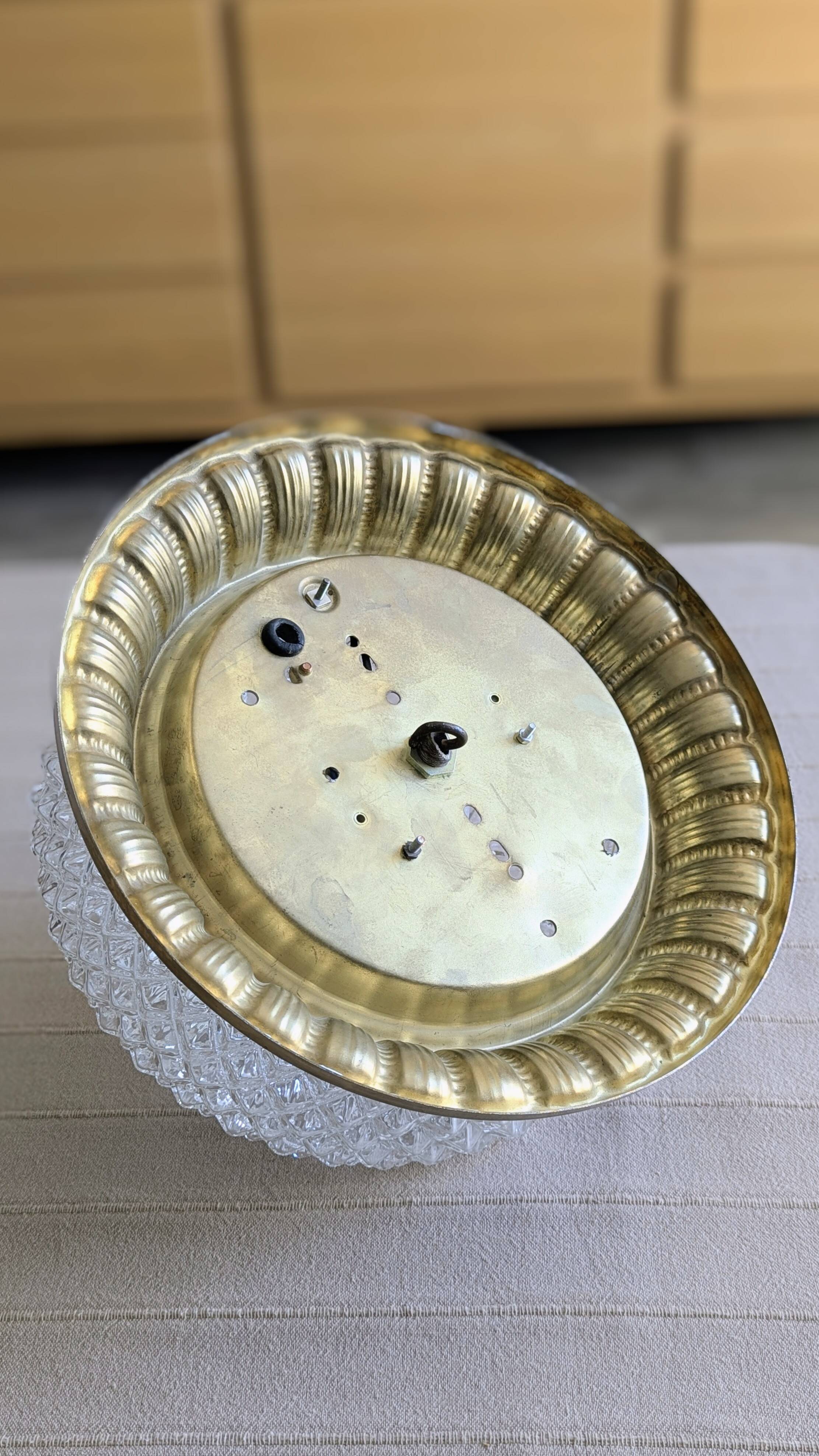 Plafonnier vintage Rudolf Zimmermann Bamberg (L-0164)