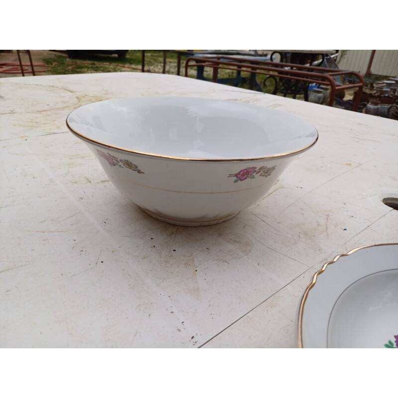 "Orchies Moulin des Loups" porcelain dinner service