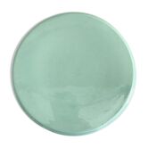 Dessous de plat en faïence vert mint
