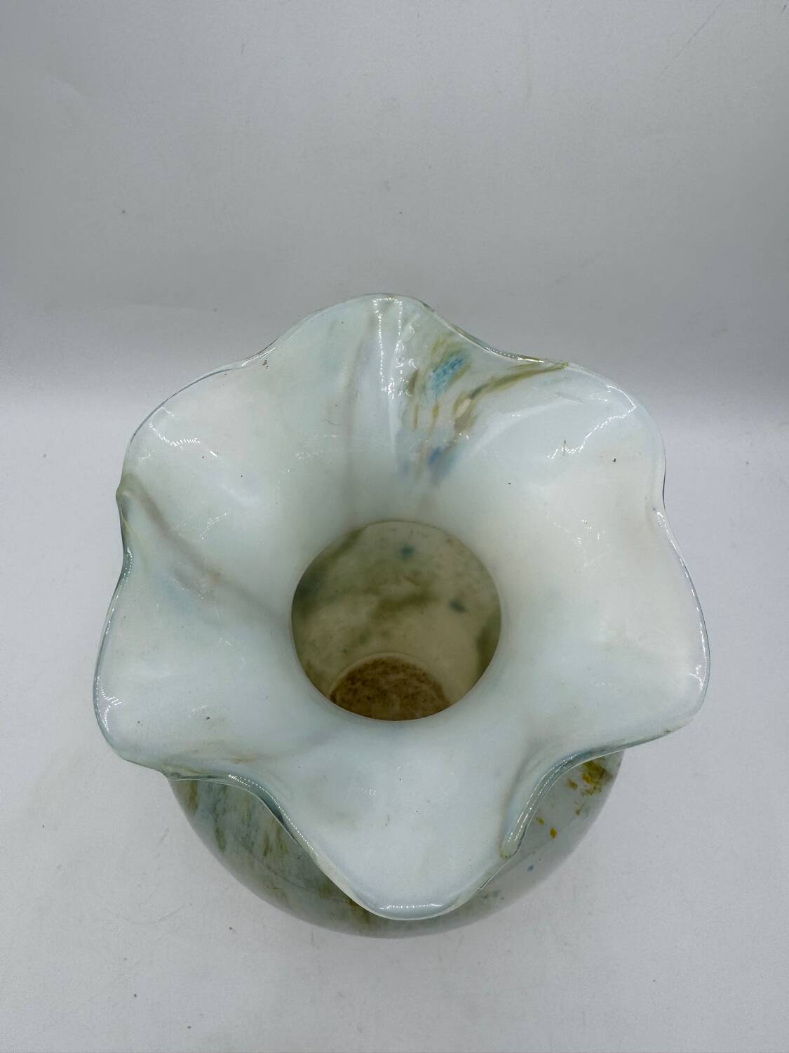 Vase opaline flammée