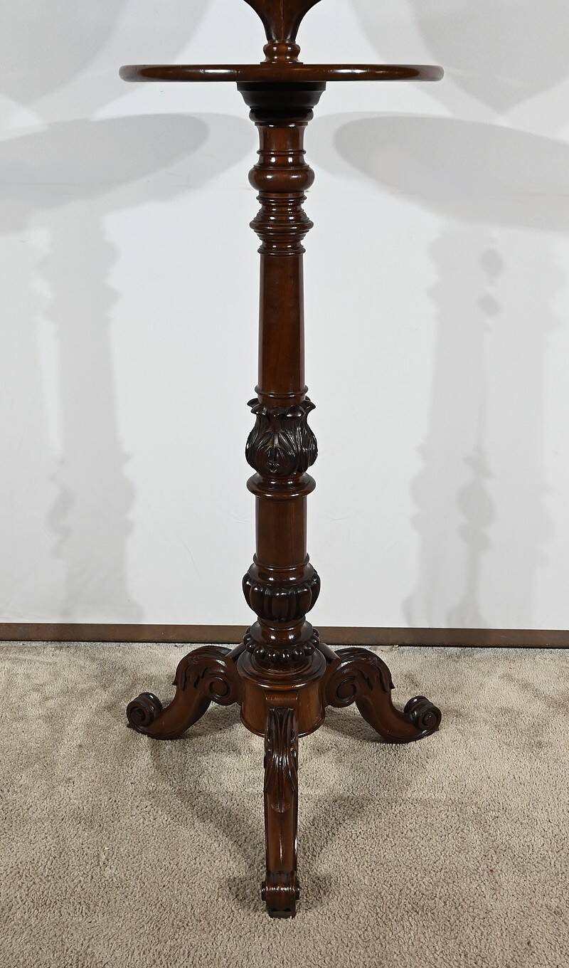Small Barbière in Solid Mahogany, Restoration Period – 1st part 19th century