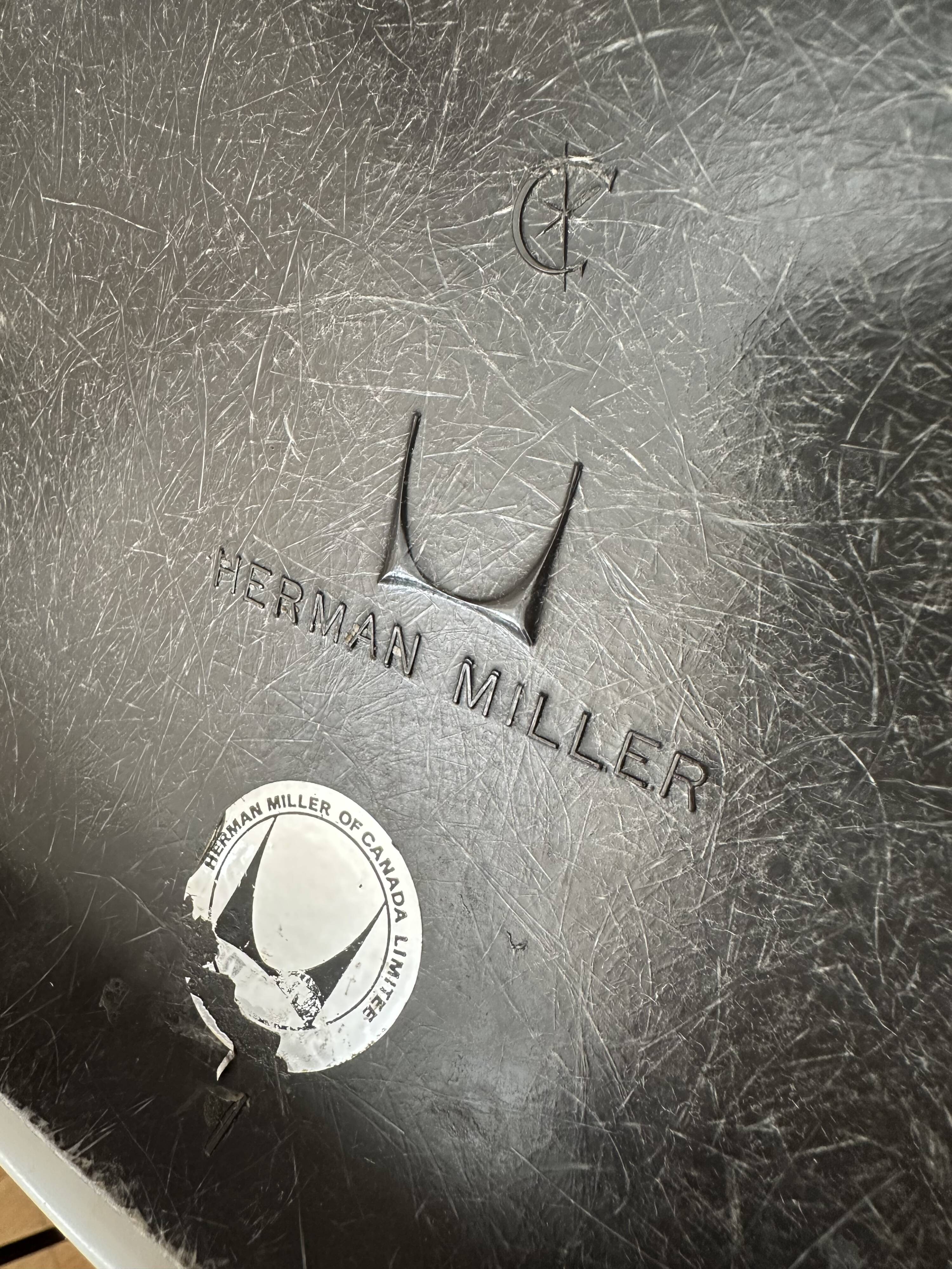 Set of 6 original Eames DSW chairs by Herman Miller