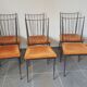 Series of 6 colette gueden chairs