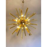 Sputnik Chandelier in Murano Glass Style From Italy
