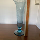 Biot blue vase