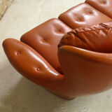 Sofa space age cognac