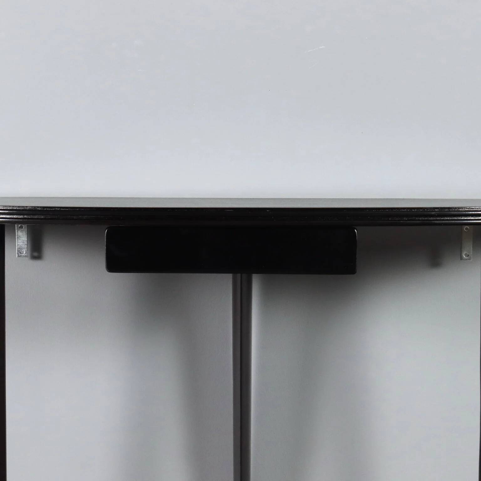 Console vintage en hêtre peint avec tiroir, Italie, années 1950