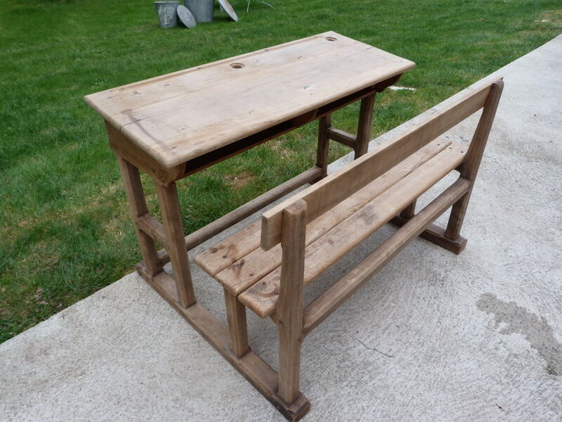 Office-school desk double