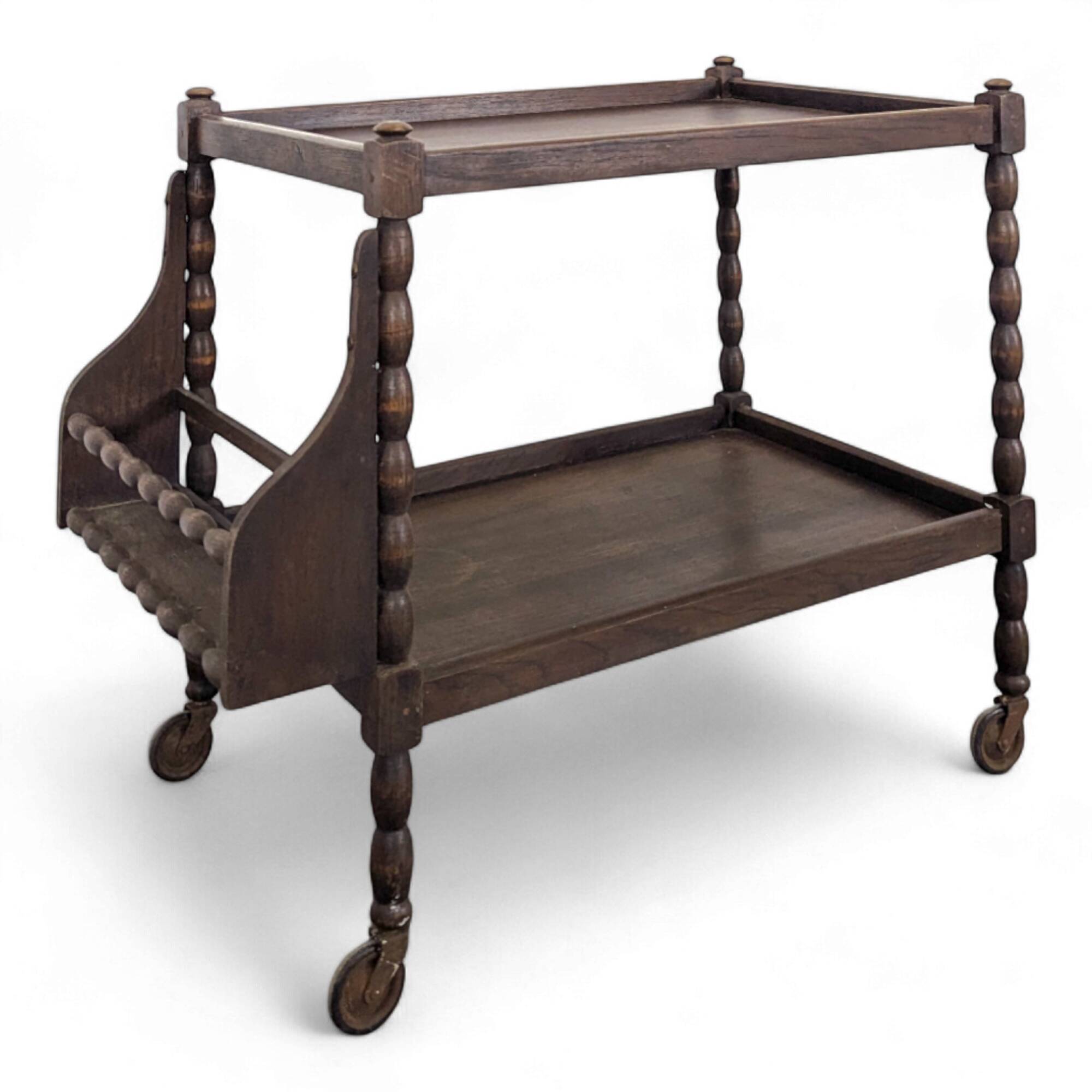 Brutalist oak sideboard