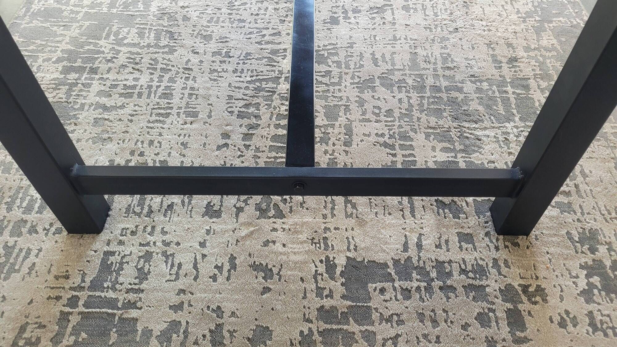 Industrial dining table (mango wood) for 6 people