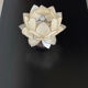 Applique murale fleur de lotus en nacre, Italie 1970
