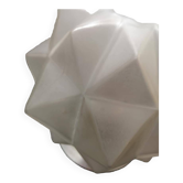 Old opalescent glass globe ceiling light polyhedral star rare model Ø 18 cm ART DECO 1930