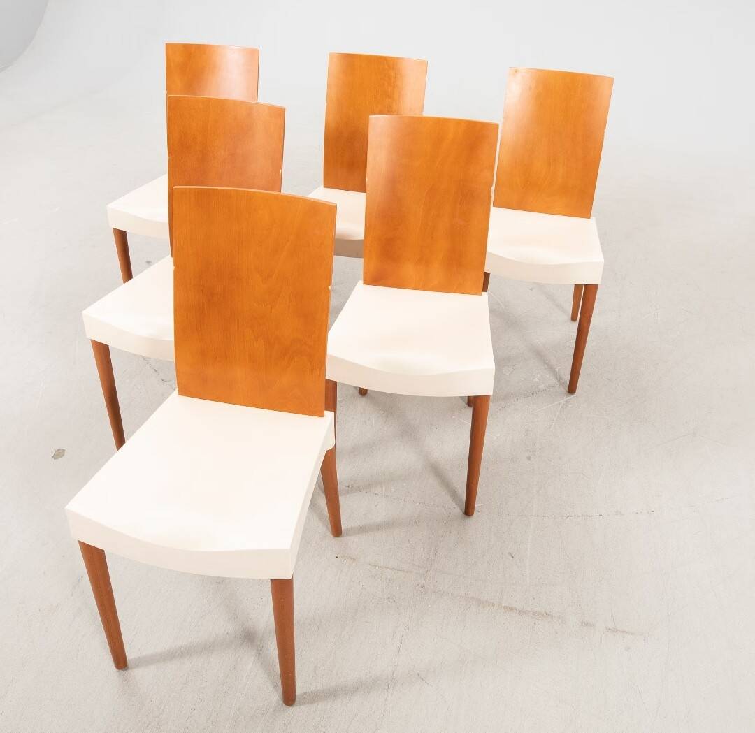 6 Miss Trip designer chairs by Philippe Strack for Kartell