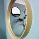 Miroir mural italien salk cantu vintage